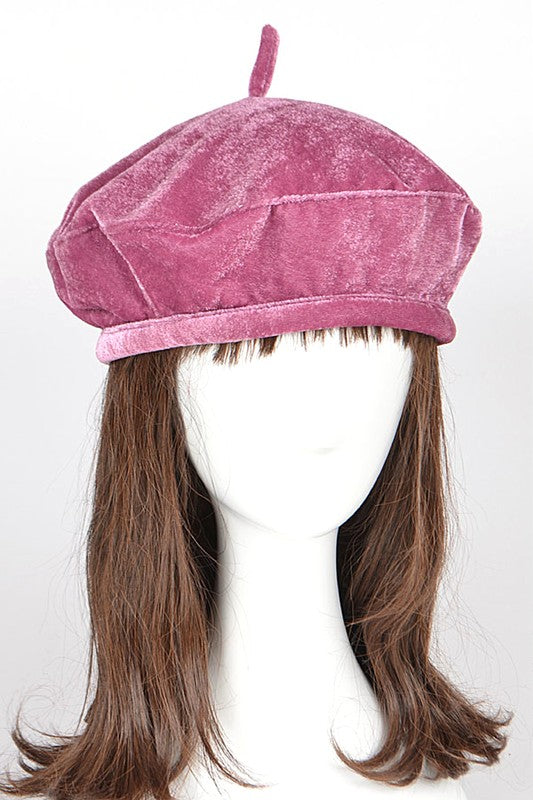 Velour Fashion Beret