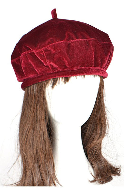 Velour Fashion Beret