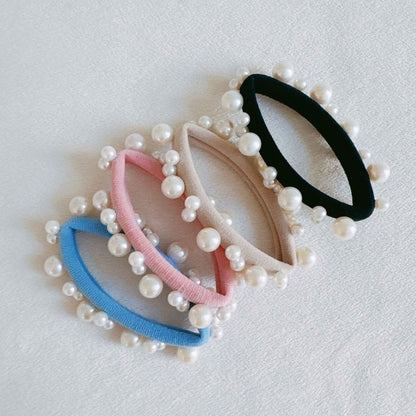 Snowed In Pearls Hair Ties Set Of 4