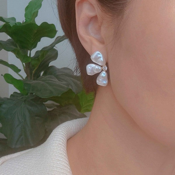 Three Petals Stud Earrings