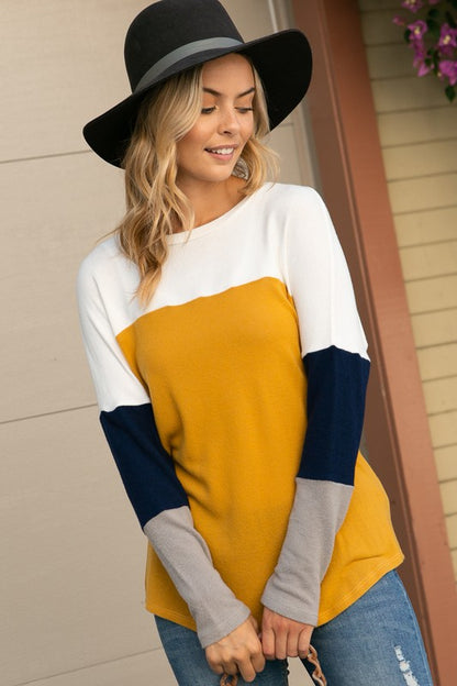 PLUS COLOR BLOCK TOP