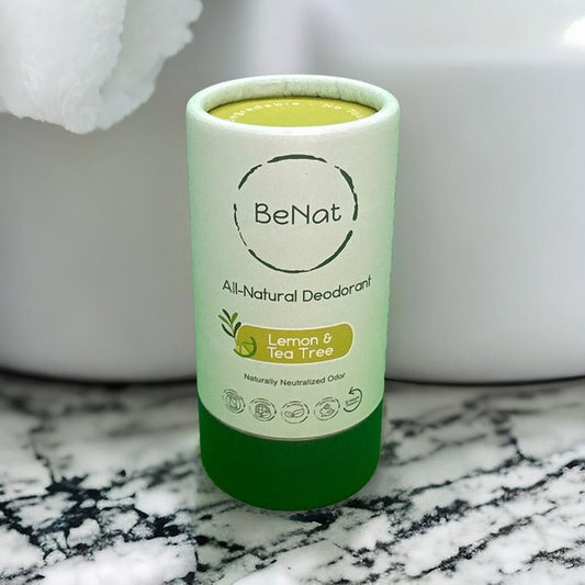 BeNAT All Natural, Plastic-Free Deodorants. 3oz.