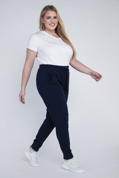 BLUE AGE Plus-Size Jogger Pants