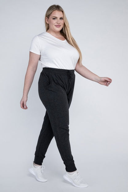 BLUE AGE Plus-Size Jogger Pants