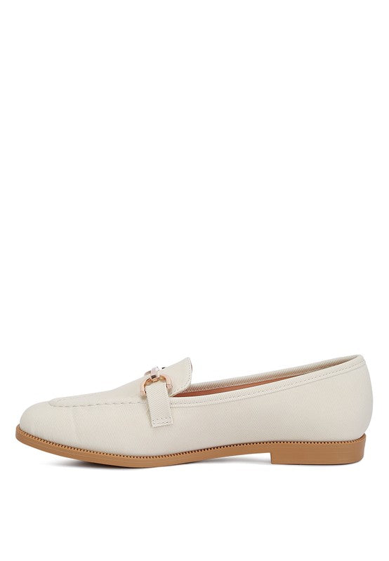 RAG & Co. Fable Horse bit Embellished Flat Loafers