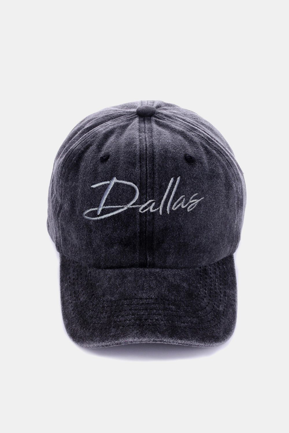 ZENANA Washed "DALLAS" Embroidered Baseball Cap