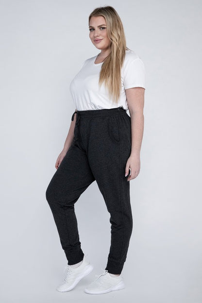 BLUE AGE Plus-Size Jogger Pants