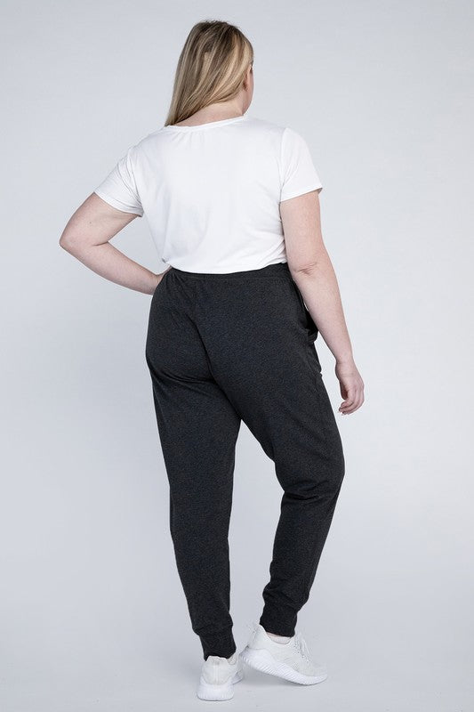 BLUE AGE Plus-Size Jogger Pants