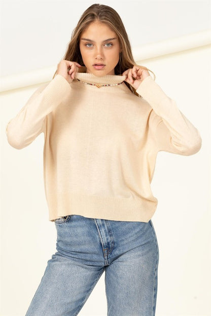 HYFVE Classic Warm High-Neckline Sweater