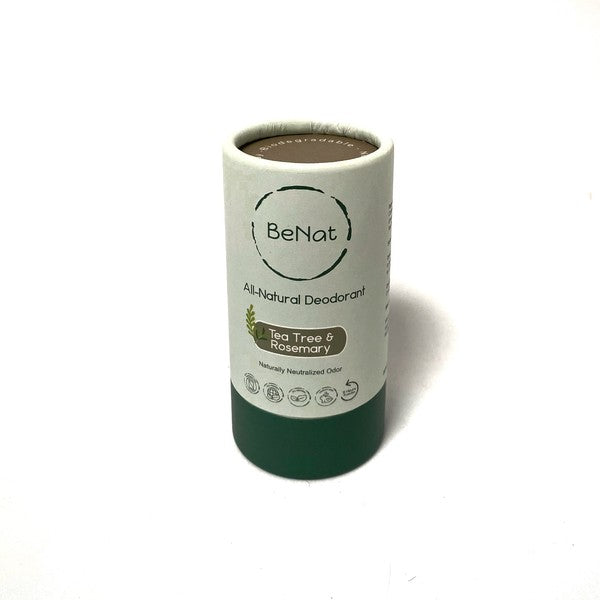 BeNAT All Natural, Plastic-Free Deodorants. 3oz.