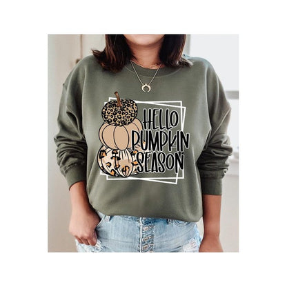 COLOR BEAR Hello Pumpkin Season Fleece Sweatshirt