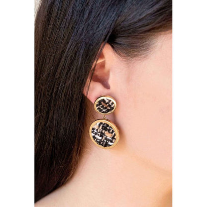 LOVODA Going Places Circle Drop Earrings