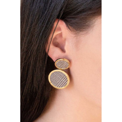 LOVODA Going Places Circle Drop Earrings