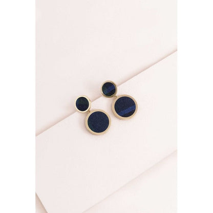 LOVODA Going Places Circle Drop Earrings