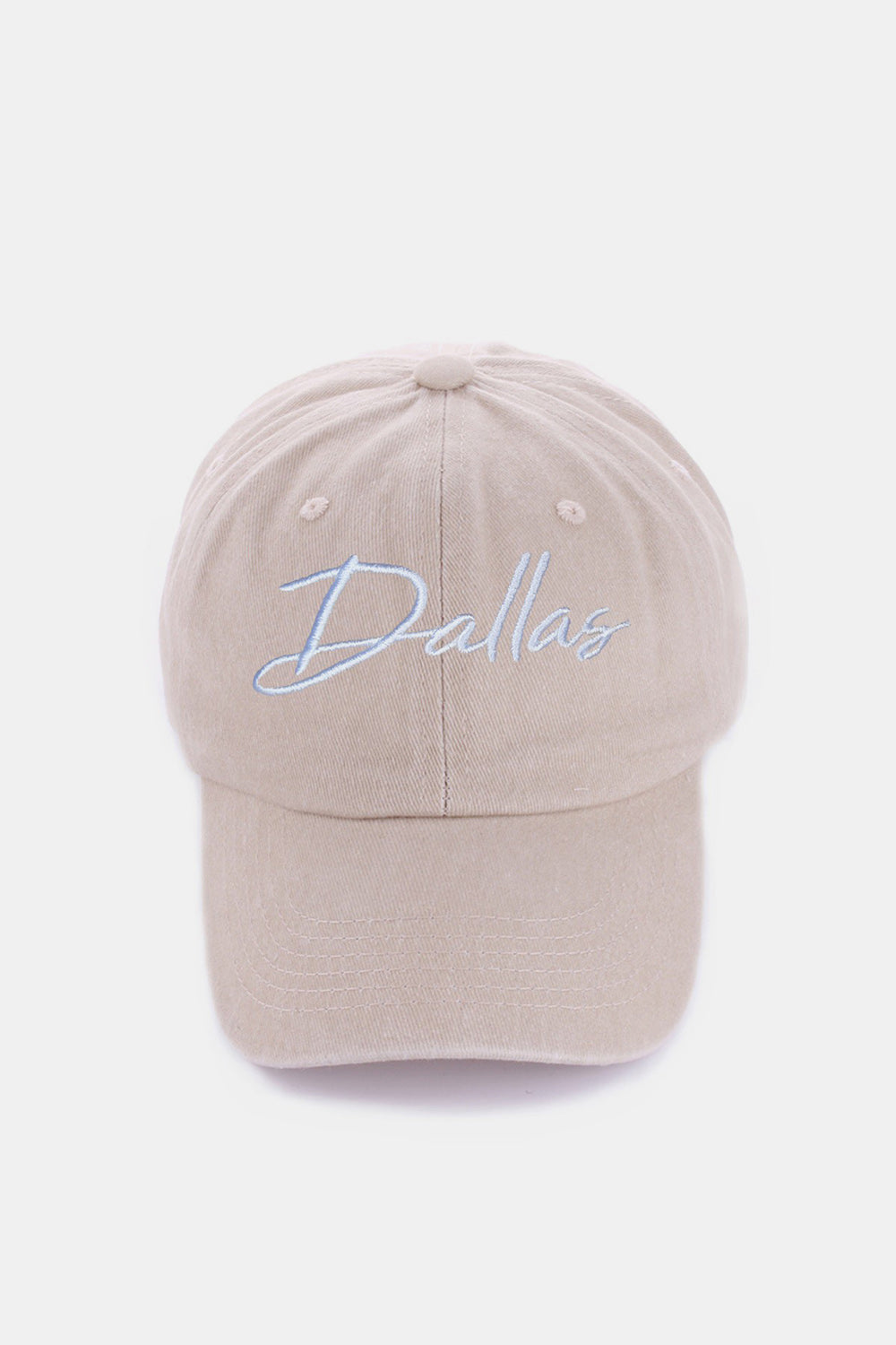 ZENANA Washed "DALLAS" Embroidered Baseball Cap