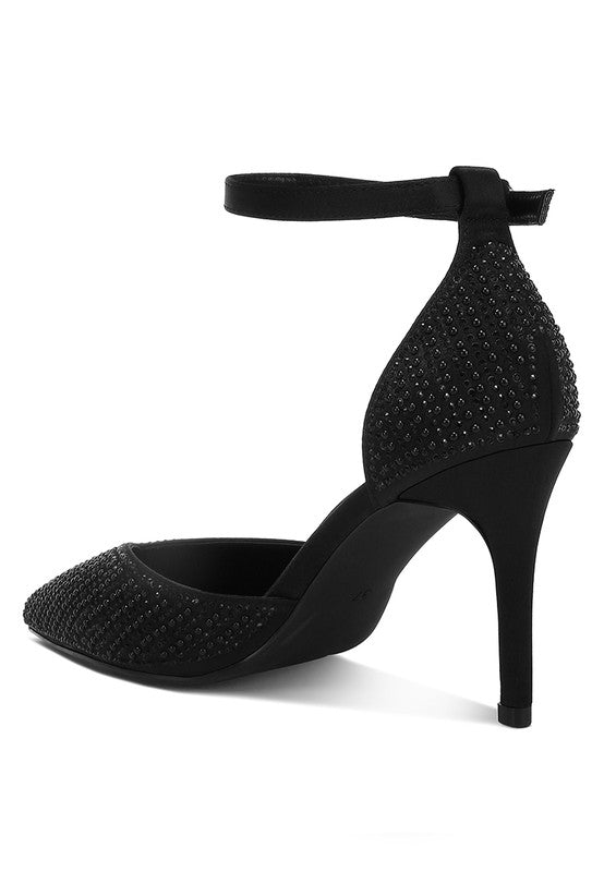 RAG & Co. Formal Wanda Pearls & Sequins Embellished Cocktail Sandals