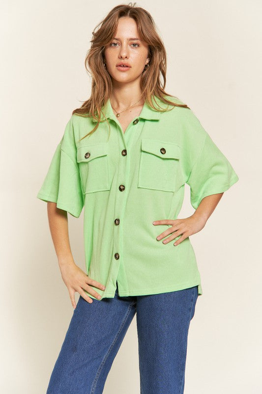 JADE JANE Plus-size Smiley Face Back Drawn Top