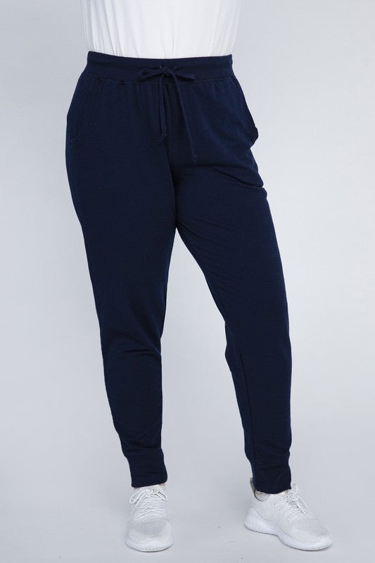 BLUE AGE Plus-Size Jogger Pants