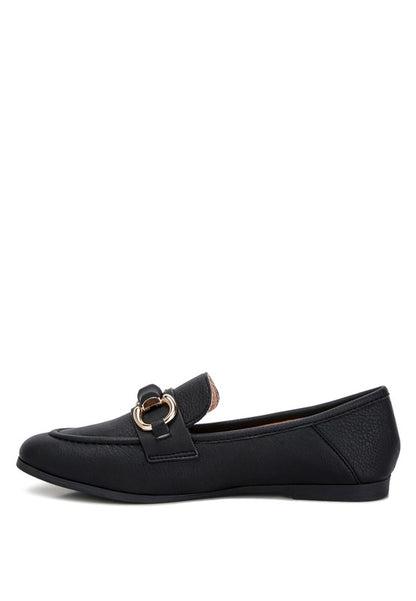 RAG & Co. Asher Horse-bit Embellished Raffia Loafers