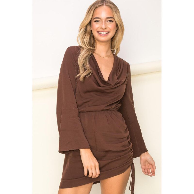 HYFVE Lovely Embrace Ruched Mini Dress