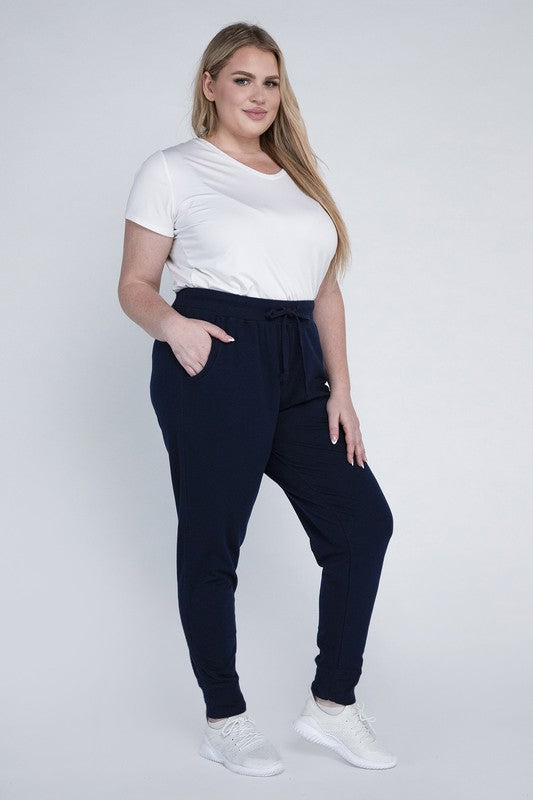 BLUE AGE Plus-Size Jogger Pants