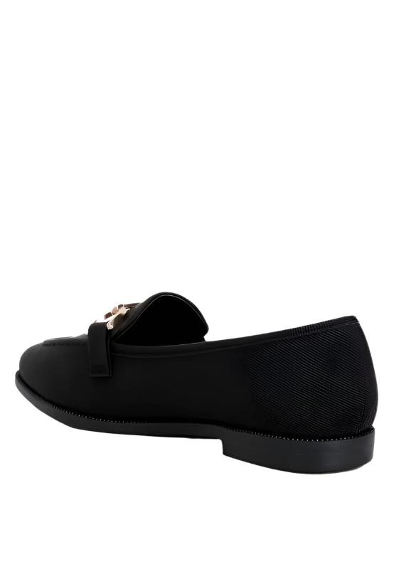 RAG & Co. Fable Horse bit Embellished Flat Loafers