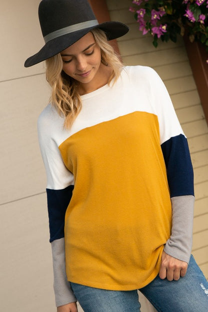 PLUS COLOR BLOCK TOP