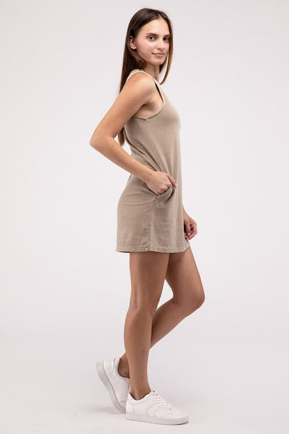 HYFVE Casual Classic Sleeveless Mini Dress