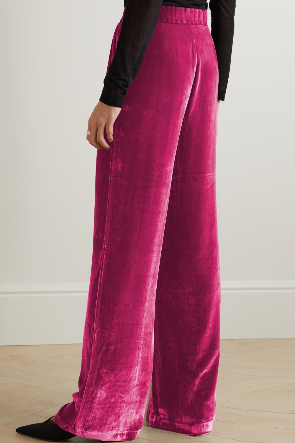 DOUBLE TAKE Loose Fit High Waist Long Pants with Pockets