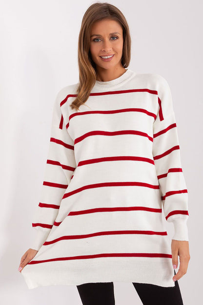 FACTORY PRICE Long Casual Striped Pullover Sweater-model 187505