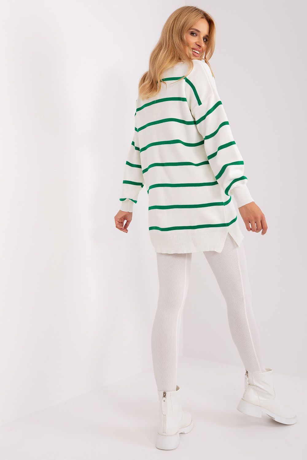 FACTORY PRICE Long Casual Striped Pullover Sweater-model 187505