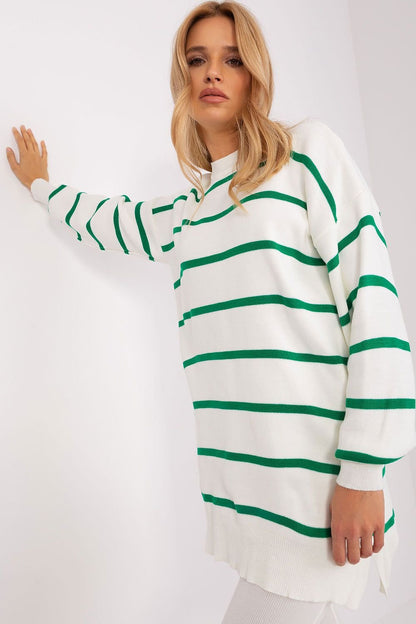 FACTORY PRICE Long Casual Striped Pullover Sweater-model 187505