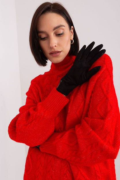 A.T.  Women's European Winter Gloves with Leather Detail