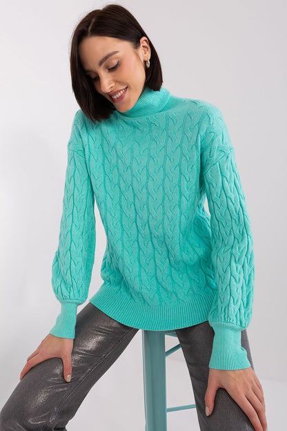 A.T. European Knitted Turtleneck Sweater- model 188312 AT