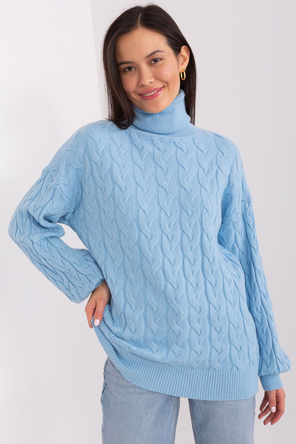 A.T. European Knitted Turtleneck Sweater- model 188312 AT