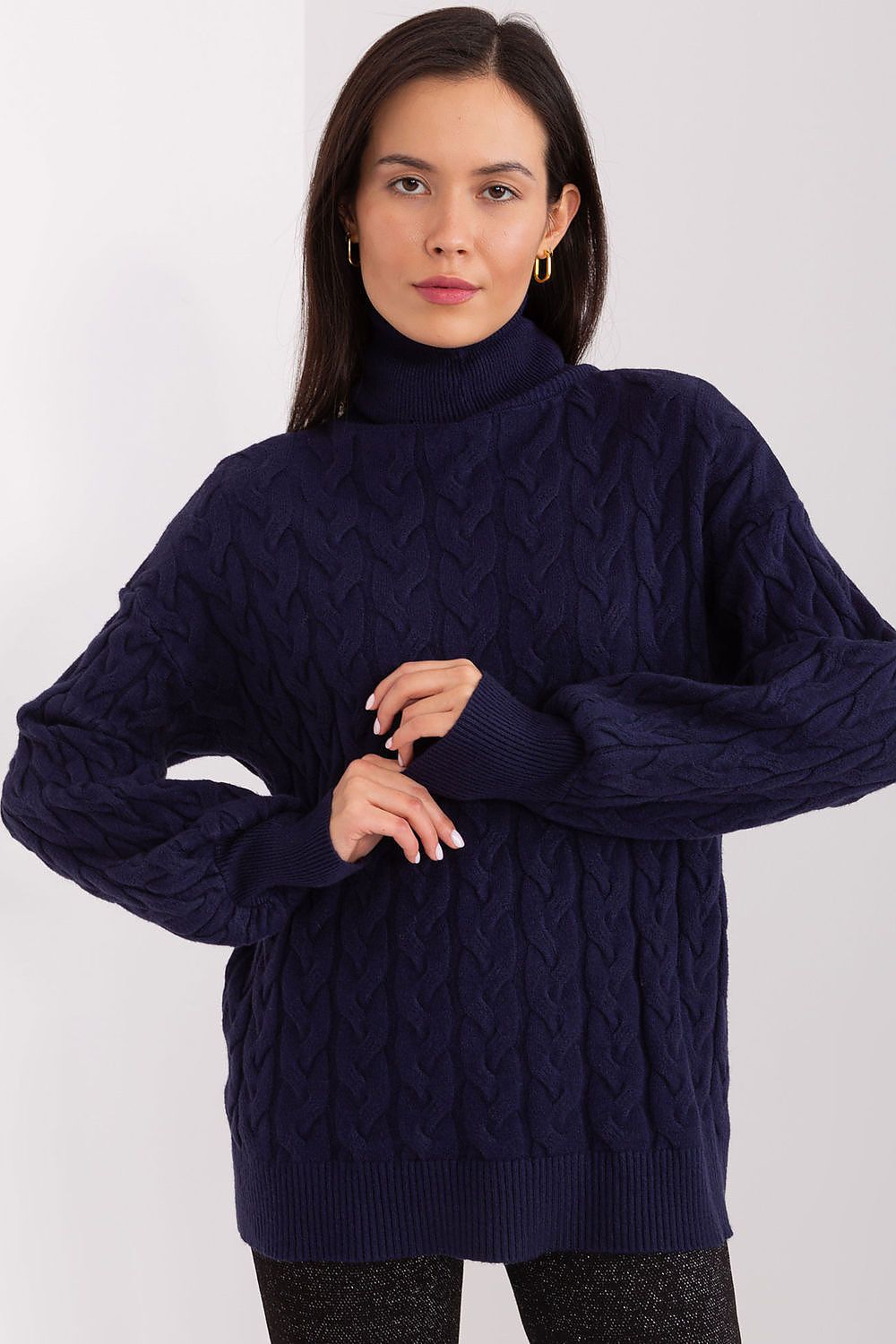 A.T. European Knitted Turtleneck Sweater- model 188312 AT