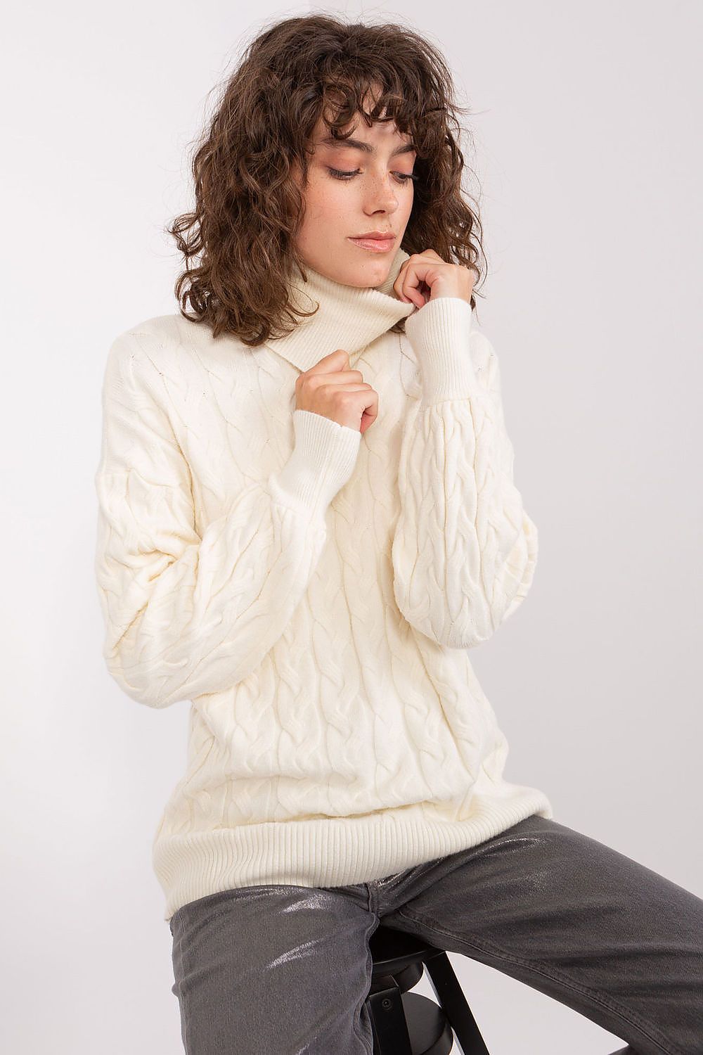 A.T. European Knitted Turtleneck Sweater- model 188312 AT