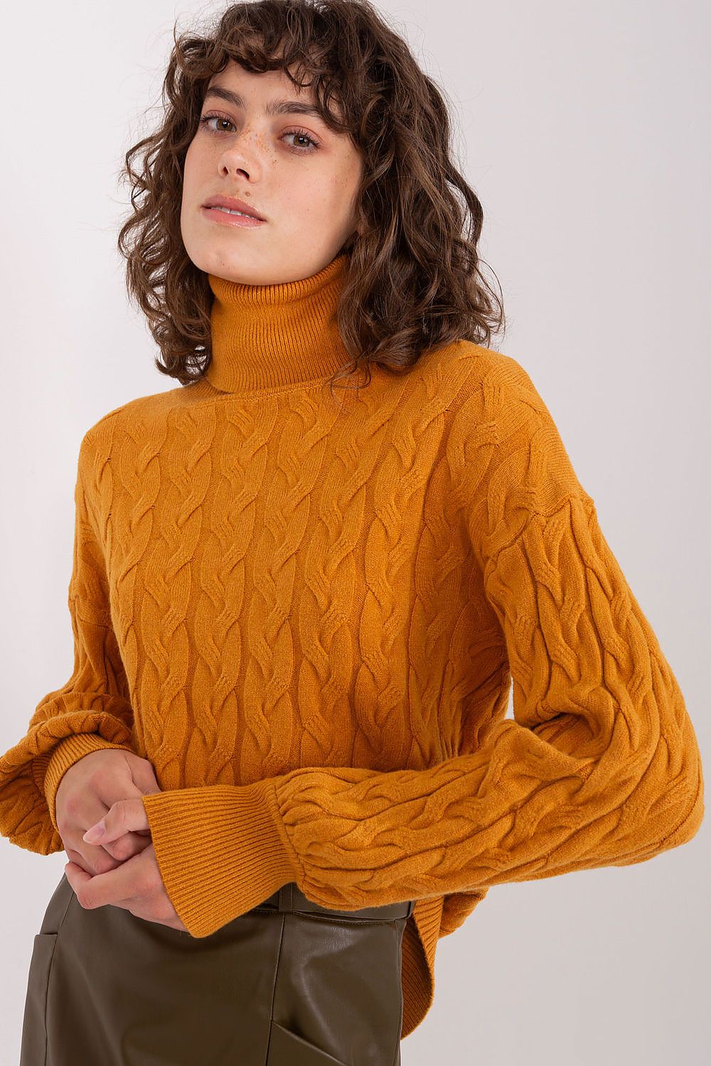 A.T. European Knitted Turtleneck Sweater- model 188312 AT