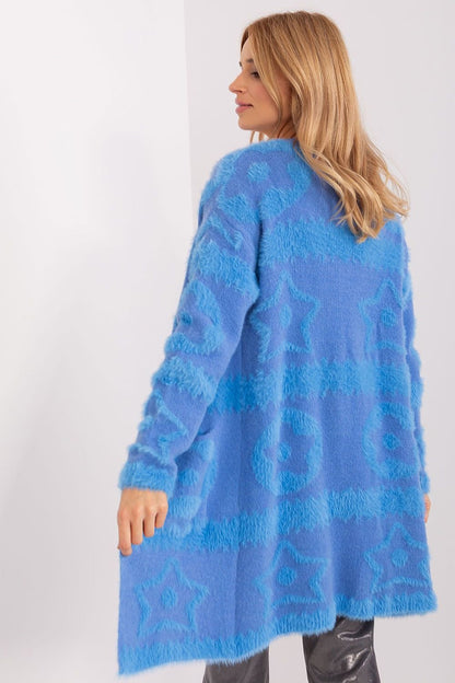 A.T. Soft Textured Open Cardigan-model 189218