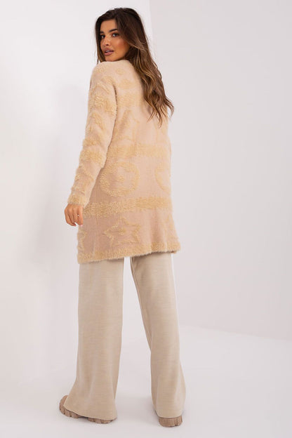 A.T. Soft Textured Open Cardigan-model 189218