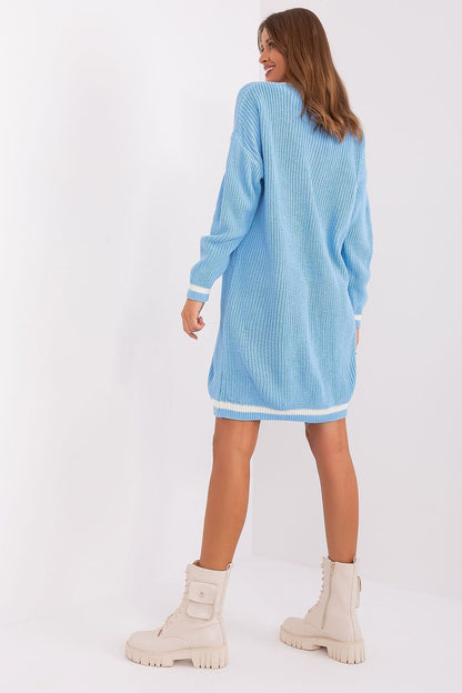 BADU Casual European  Women's Knee-length Sweater Dress-model 189338