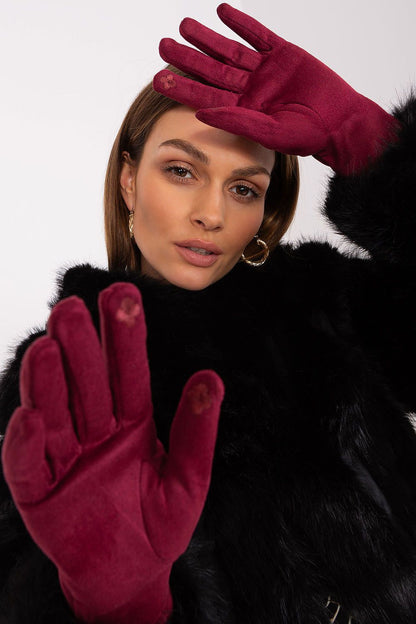 A.T.  Women's European Winter Gloves with Leather Detail