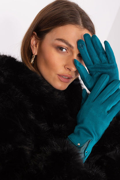 A.T.  Women's European Winter Gloves with Leather Detail