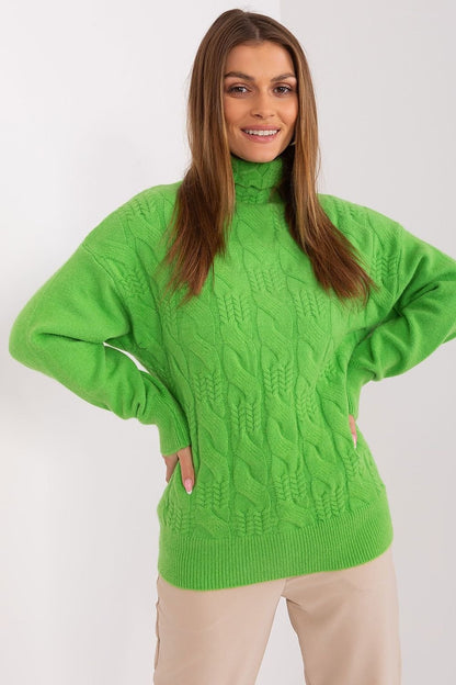 A.T. Casual European Women's Turtleneck Sweater-model 189898