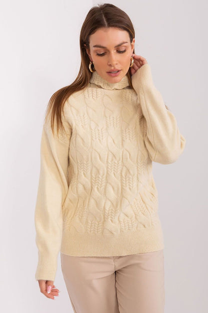 A.T. Casual European Women's Turtleneck Sweater-model 189898