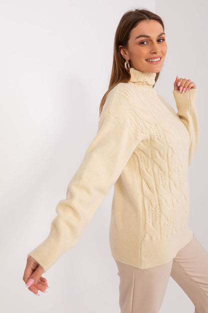 A.T. Casual European Women's Turtleneck Sweater-model 189898