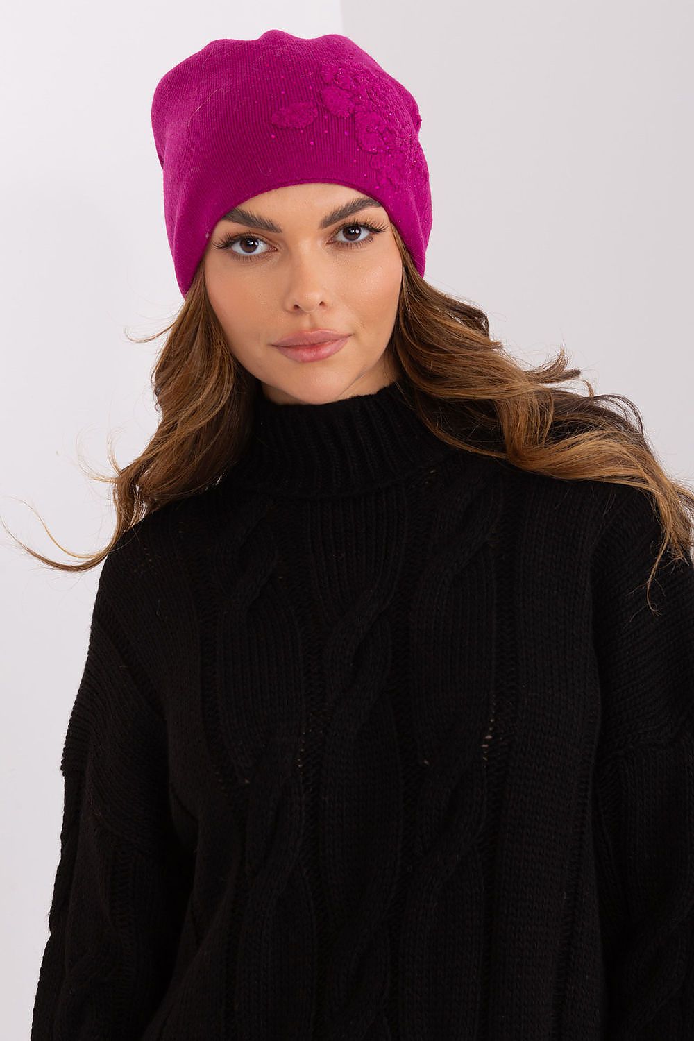 A.T. European Women's Acrylic Cashmere Winter Beanie Cap