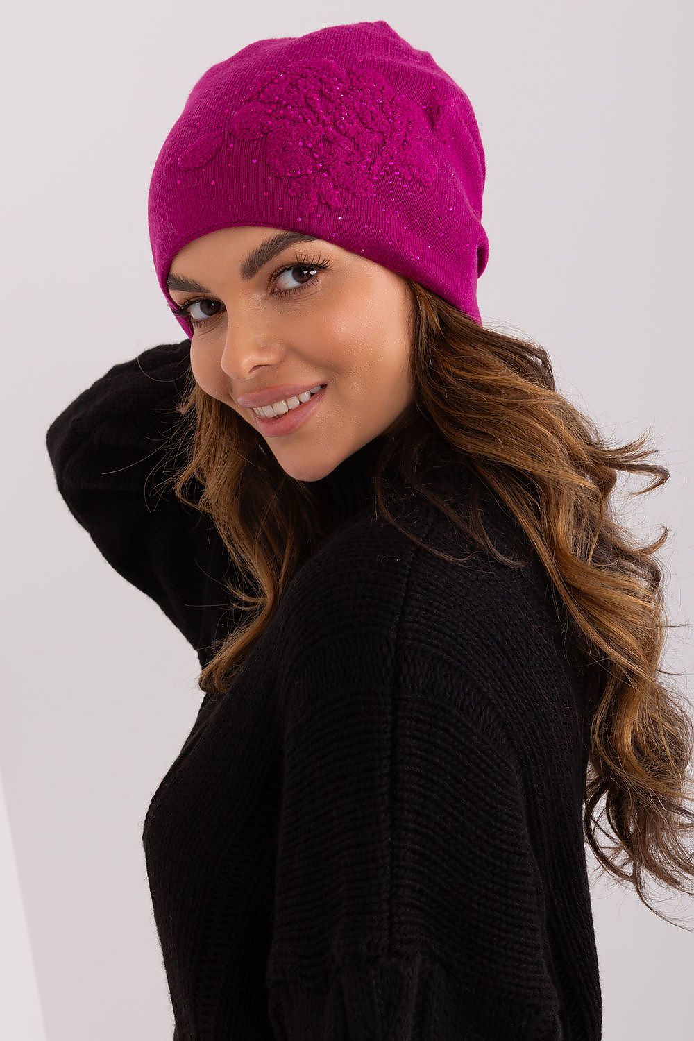 A.T. European Women's Acrylic Cashmere Winter Beanie Cap