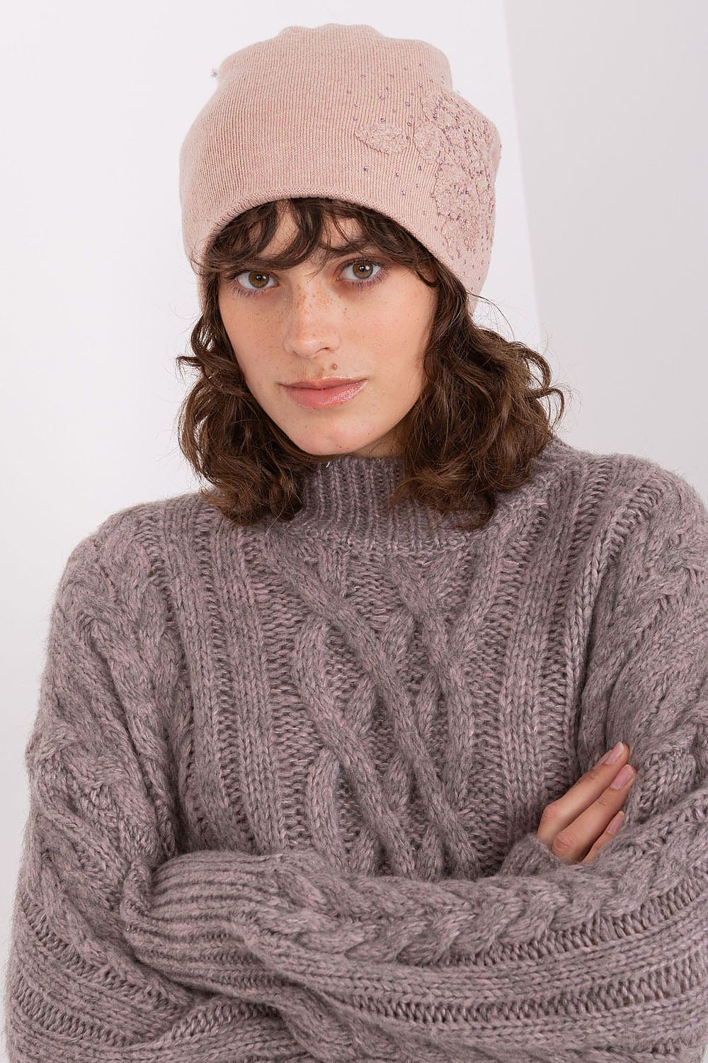 A.T. European Women's Acrylic Cashmere Winter Beanie Cap