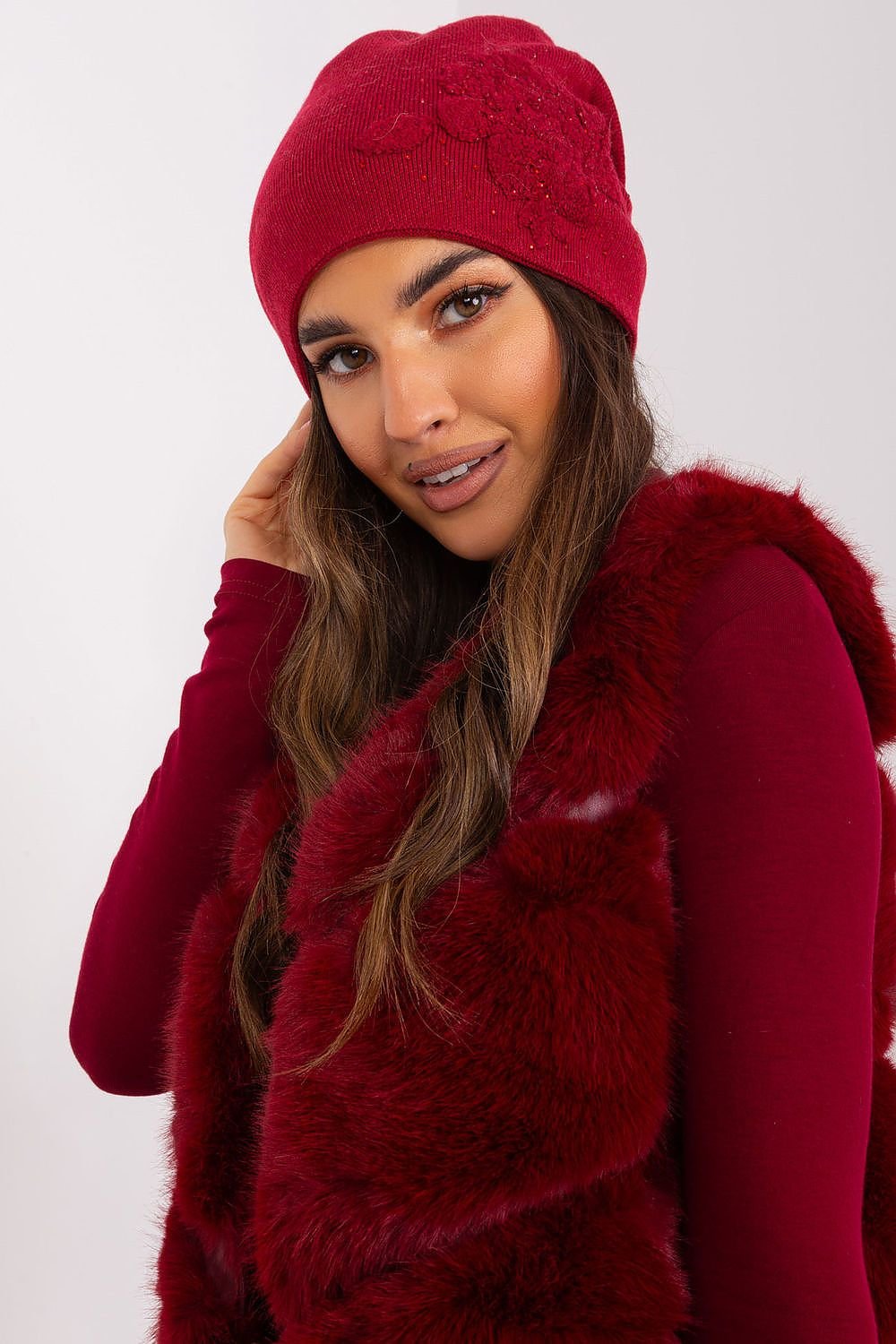 A.T. European Women's Acrylic Cashmere Winter Beanie Cap